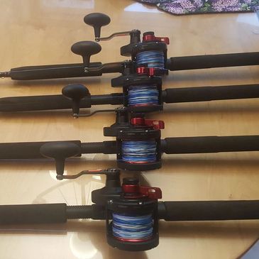 Top shelf PENN fishing tackle is used aboard Sweet Dream Sport Fishing Charters.