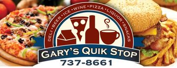 Gary's Quik Stop Convenience store, food, gas, beer, liquor, snacks, drinks, pizza Richmond