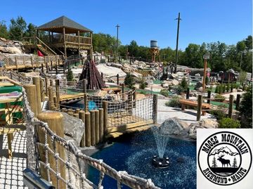 Moose Mountain mini golf, putt putt, ice cream, recreation, fun, family friendly, entertainment