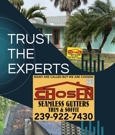 Gutter installation pricing guarantee 
chosen home improvement
6" seamless gutter installation