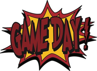 Excited game day graphic