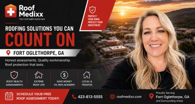 Roof Medixx offers trusted roofing solutions in Fort Oglethorpe, GA with quality workmanship.