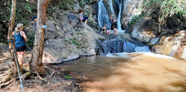 Trek Thailand's jungle Active-Thailand - stunning waterfalls.