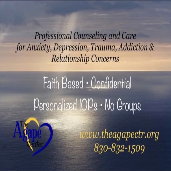 The Agape Center, Professional Counseling and Care for Anxiety, Depression, Trauma and Addiction.