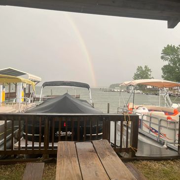 Pontoons at the end of the rainbow