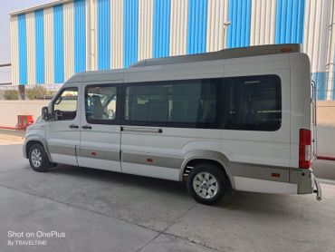 Force Urbania Van rent White passenger van parked