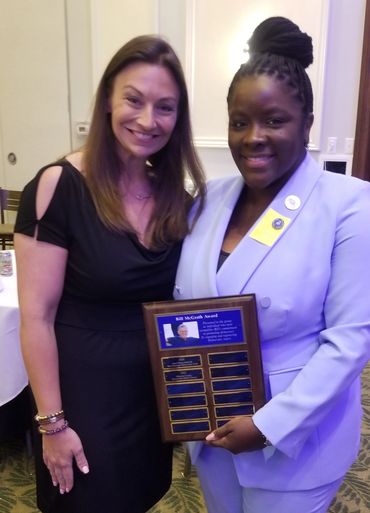 Nikki Fried with Michelle Grimsley.