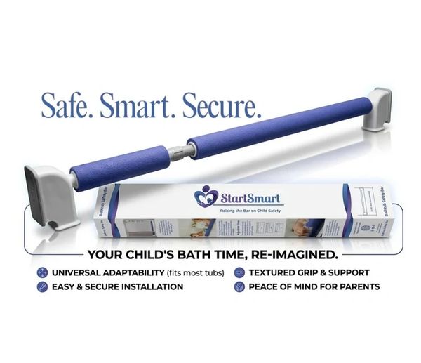 StartSmart bath safety bar for children.