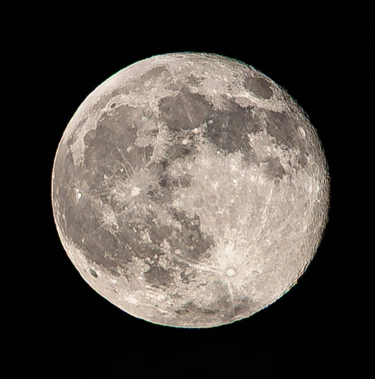Close up of the full moon taken by Tonya Brisson BrissonImagery.com