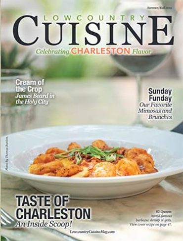 LowCountry Cusine magazine Published Food Photography by Brisson Imagery in Charleston SC