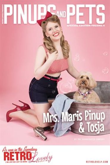 Pinups and Pets magazine Published Pet Photography by Brisson Imagery in Charleston SC