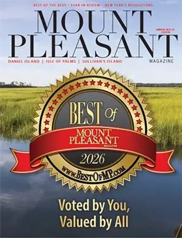 Mount Pleasant magazine Published Photography by Brisson Imagery in Charleston SC