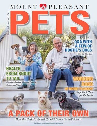 Mount Pleasant magazine Published Dog Photography by Brisson Imagery in Charleston SC