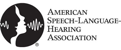 logo for American Speech Language & Hearing Association ASHA
