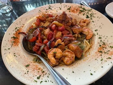Cajun Jambalaya Pasta was absolutely delicious…..