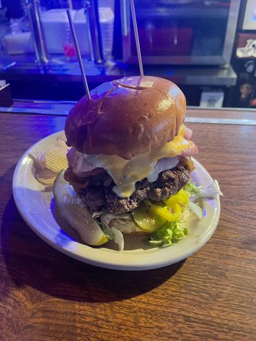 The Thurma Burger.  Not to confused with the Thurmanator ( this is the smaller one!!!)