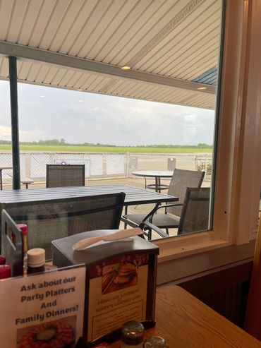 Urbana Airport cafe- great relaxed place with quality food!