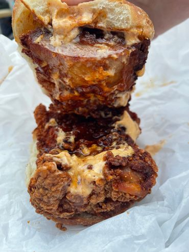 Biggest, baddest chicken sandwiches….. ever. 😍