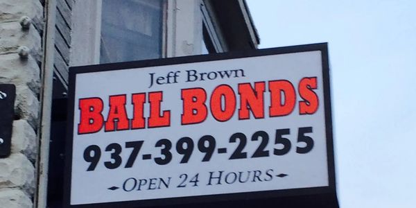 Jeff Brown Bail Bonds 937-399-2255 in downtown Springfield Ohio.