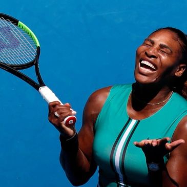 Venus Williams getting angry