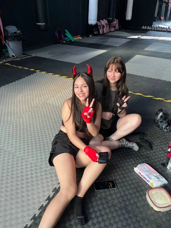 Entretenimiento en nuestras clases de boxeo femenino