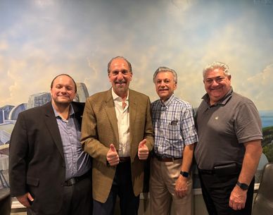 AHEPA Supreme Vice President Zenon Christodoulou with AHEPA 232 Officers