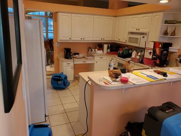 It may be required to have multiple machines for multiple days, just to dry out a structure.