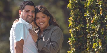 picture of a couple who just got engaged