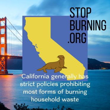 California open burning regulations. Stop Burning.org.