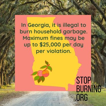 Georgia open burning regulations. Stop Burning.org.