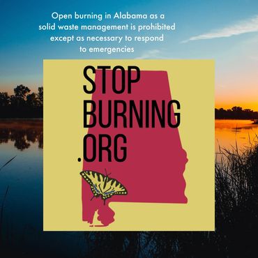 Alabama open burning regulations. Stop Burning.org.