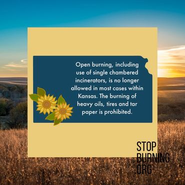Kansas open burning regulations. Stop Burning.org.