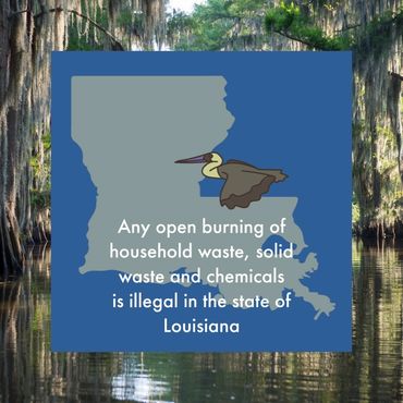 Louisiana open burning regulations. Stop Burning.org.