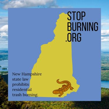 New Hampshire open burning regulations. Stop Burning.org.