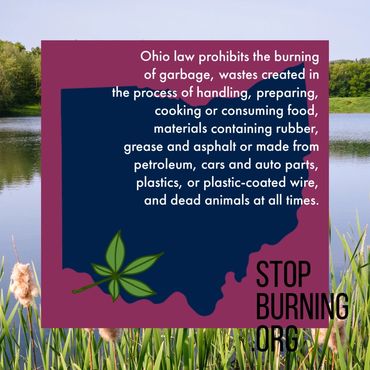 Ohio open burning regulations. Stop Burning.org.