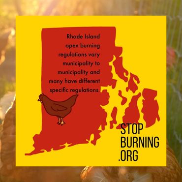 Rhode Island open burning regulations. Stop Burning.org.