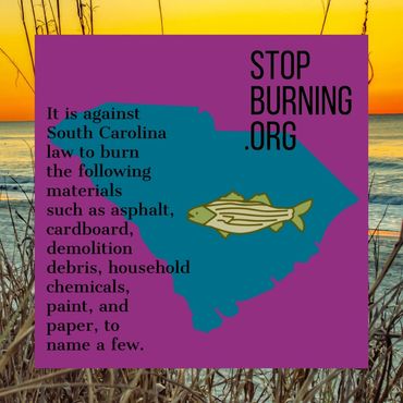 South Carolina open burning regulations. Stop Burning.org.