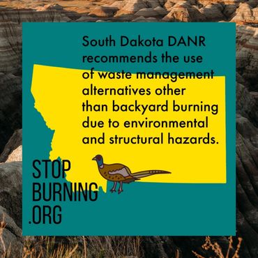 South Dakota open burning regulations. Stop Burning.org.