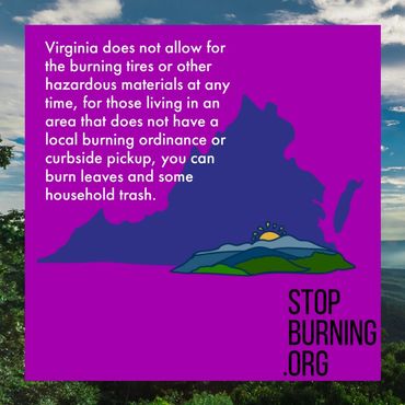 Virginia open burning regulations. Stop Burning.org.