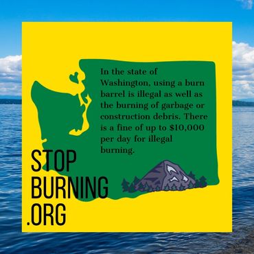 Washington open burning regulations. Stop Burning.org.