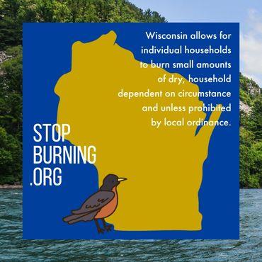 Wisonsin open burning regulations. Stop Burning.org.