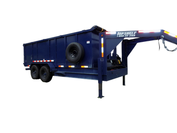 Gooseneck dump trailer