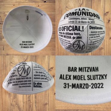 Kippot with discounts, kippot on sale, cheap kippot for weddings and bar mitzvah. custom kippot.