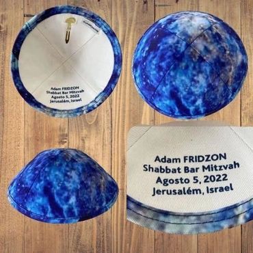 Kippot with discounts, kippot on sale, cheap kippot for weddings and bar mitzvah. custom kippot.