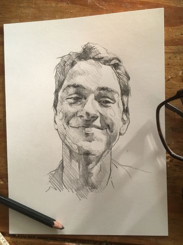 Naomi Tomkys
Louis - pencil on paper NFS