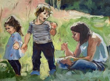 Grantchester painting
Orchard Tea Rooms
Cambridge artist