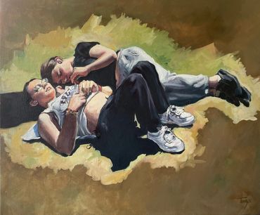 Grantchester painting
Orchard Tea Rooms
Cambridge artist