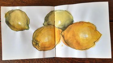 Naomi Tomkys
watercolour of a lemon