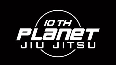 Logo for 10th Planet Jiu Jitsu in bold white text on black.