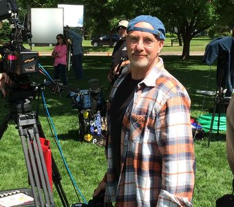 Gary Logan on a location photo shoot in Dallas Texas